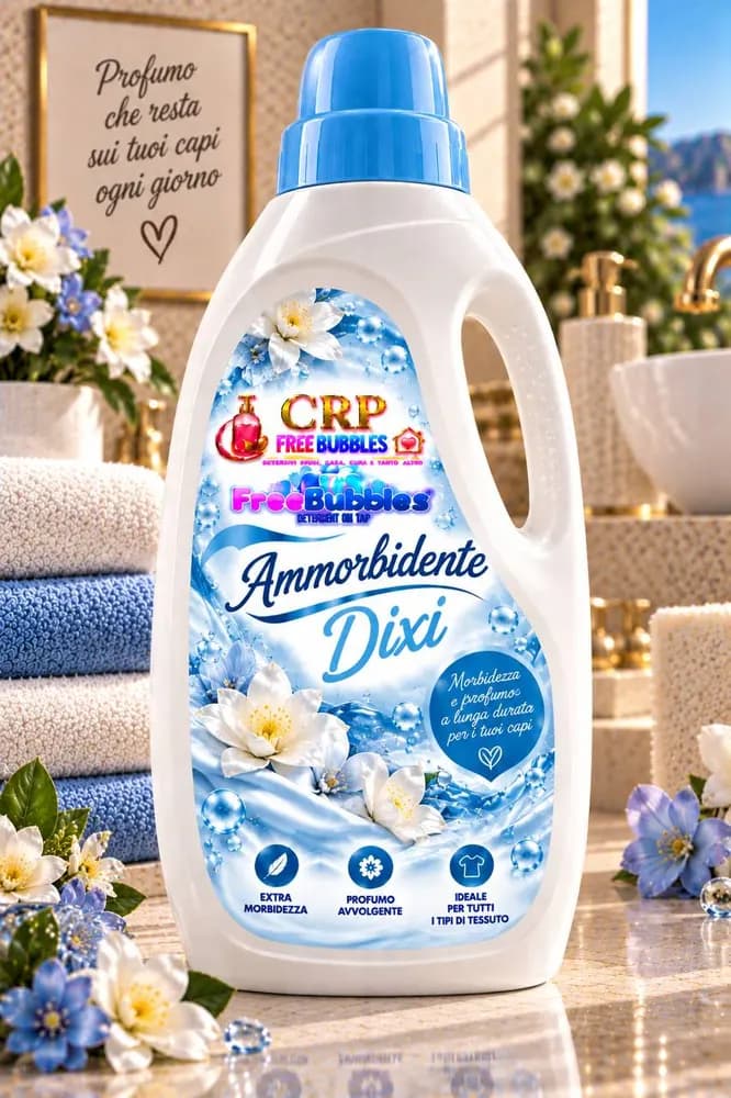 Flacone di Ammorbidente Dixi della linea Free Bubbles