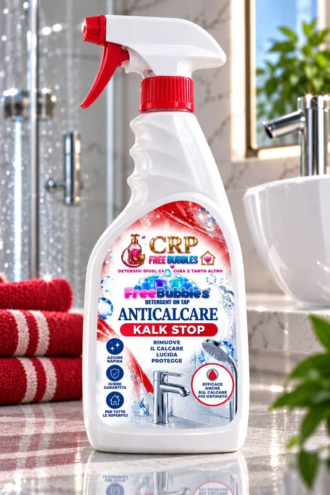 Flacone di Anticalcare Kalk Stop della linea Free Bubbles