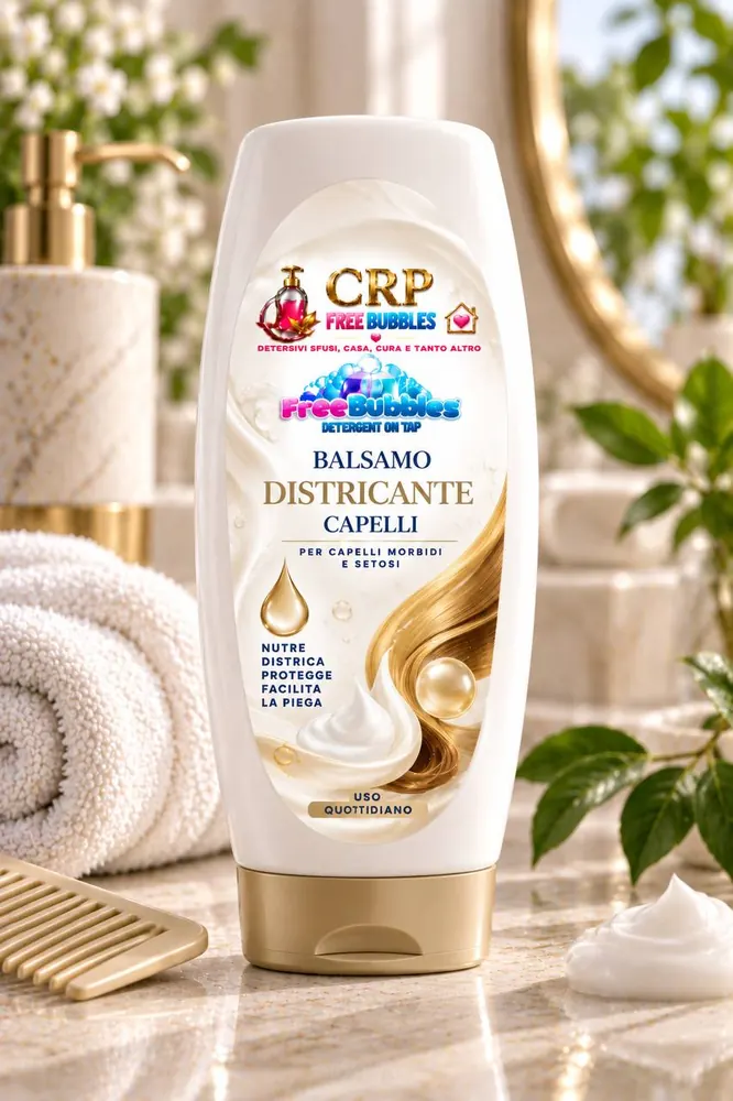 Flacone di Balsamo Districante Capelli della linea Free Bubbles