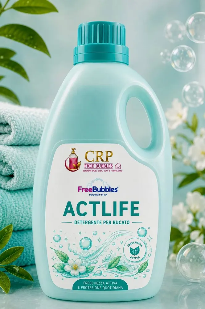 Flacone di Bucato Lavatrice Actilife (Dash) della linea Free Bubbles