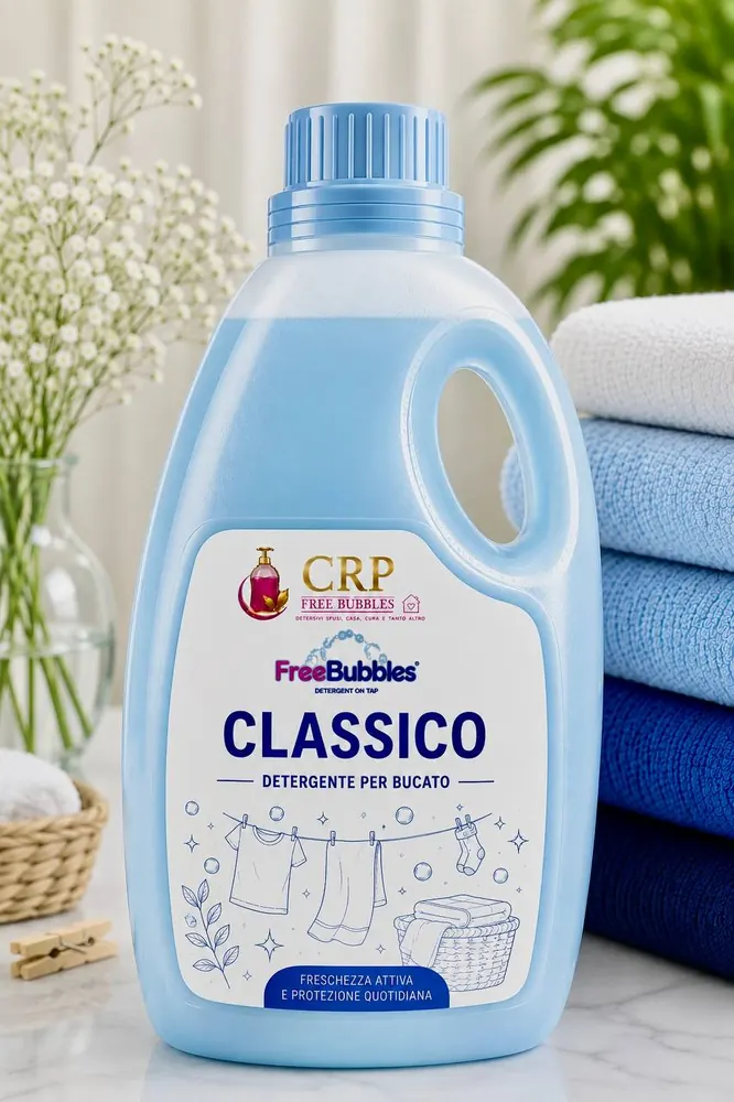 Flacone di Bucato Lavatrice Classico (Dash) della linea Free Bubbles