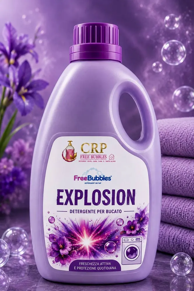 Flacone di Bucato Lavatrice Explosion (Dash) della linea Free Bubbles