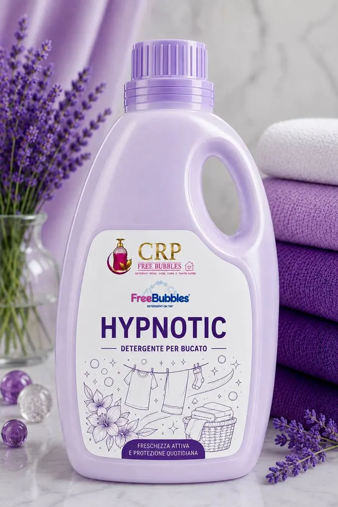 Flacone di Bucato Lavatrice Hypnotic della linea Free Bubbles