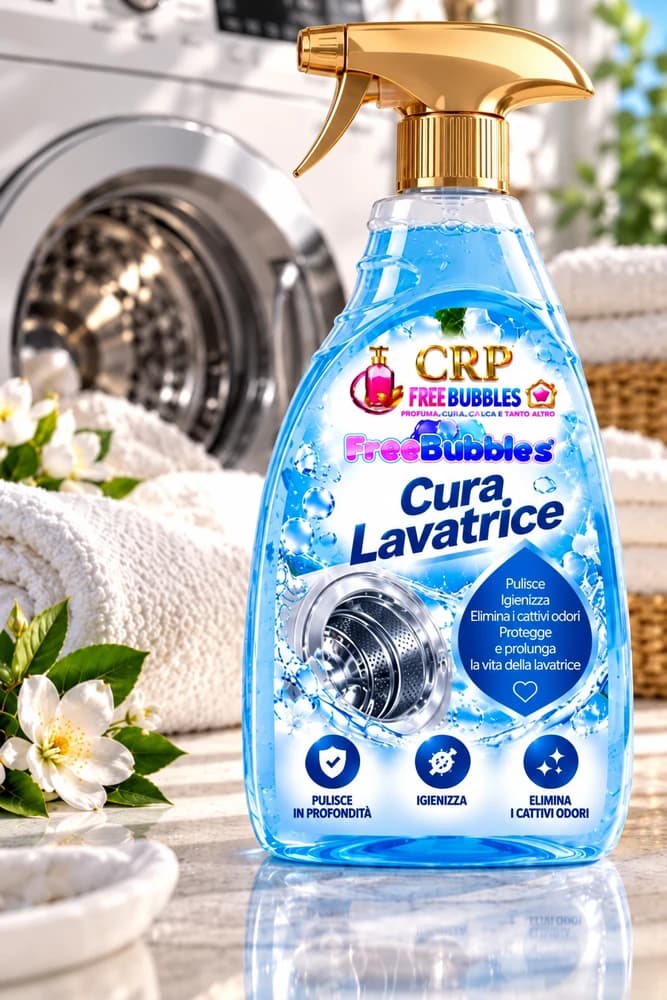 Flacone di Cura Lavatrice della linea Free Bubbles