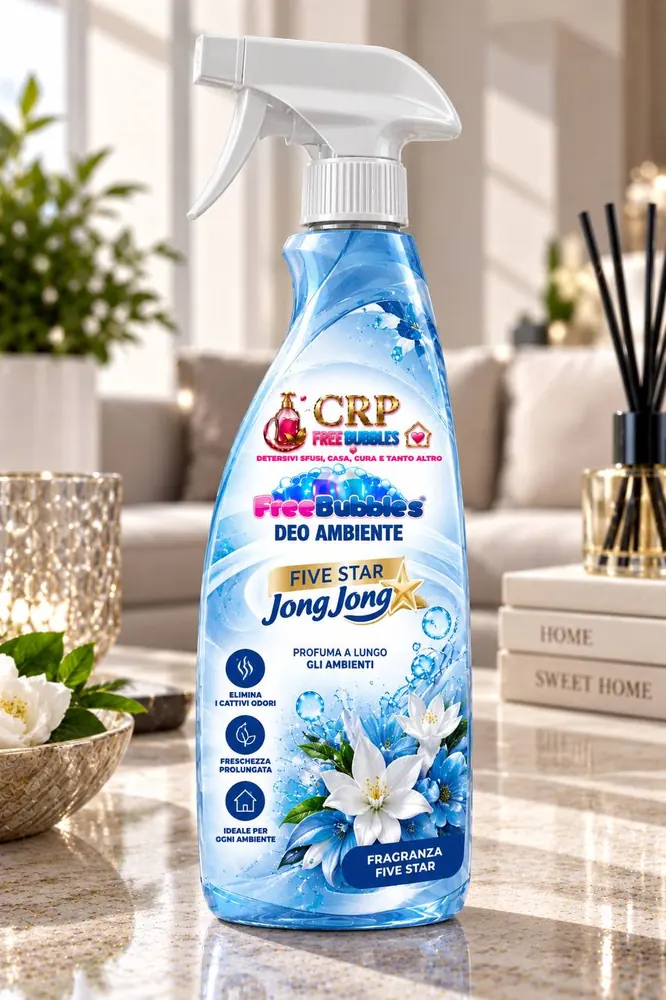 Flacone di Deo Ambiente Five Star Jong Jong della linea Free Bubbles
