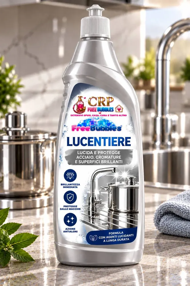 Flacone di Lucentiere della linea Free Bubbles