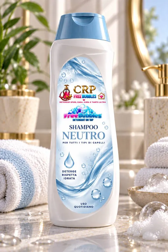 Flacone di Shampoo Neutro della linea Free Bubbles
