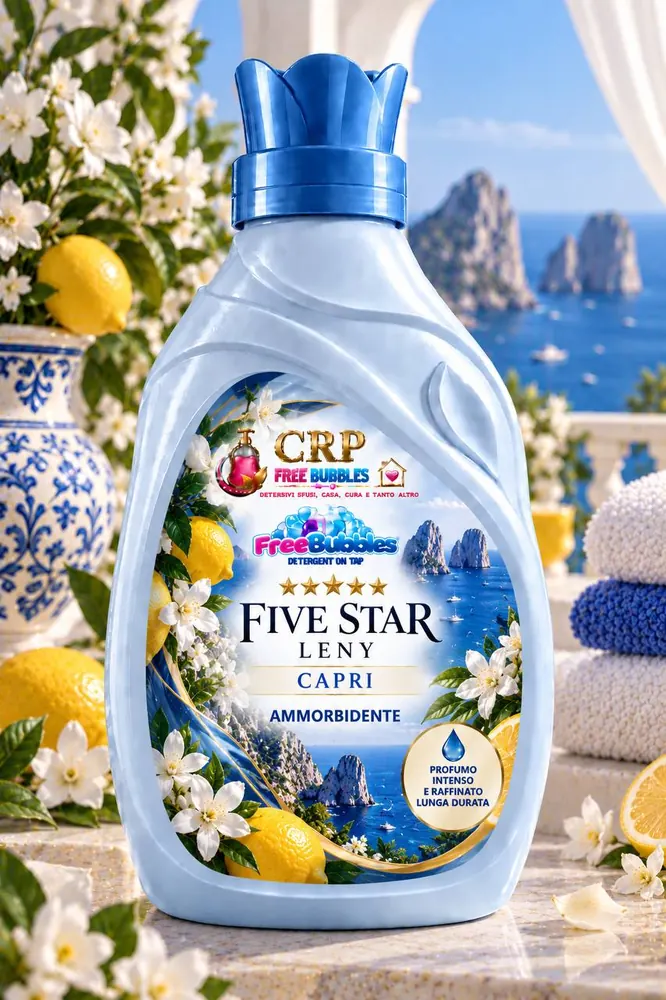 Flacone di Ammorbidente Five Star Leny Capri (Lenor) della linea Free Bubbles