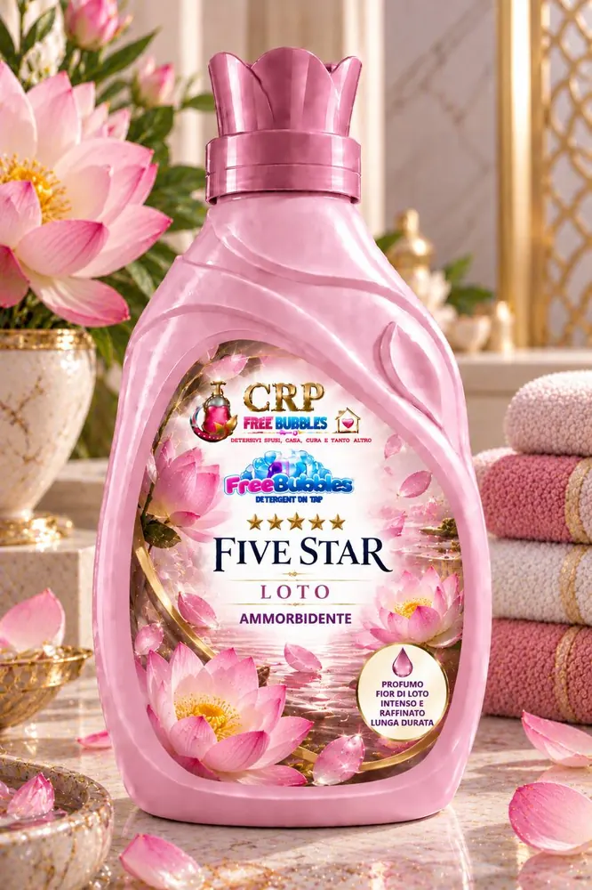 Flacone di Ammorbidente Five Star Loto della linea Free Bubbles